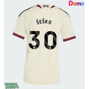 Manchester United Benjamin Sesko #30 Replika Tredjetrøje Dame 2026-27 Kortærmet